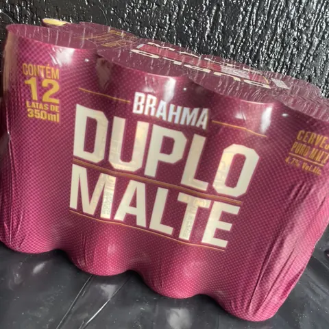 Brahma Duplo Malte — 12 latas 350 ml